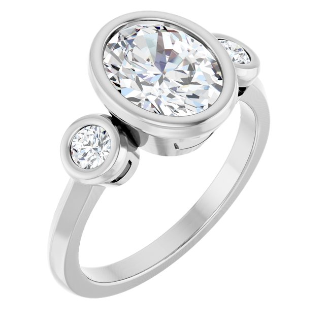 platinum-oval
