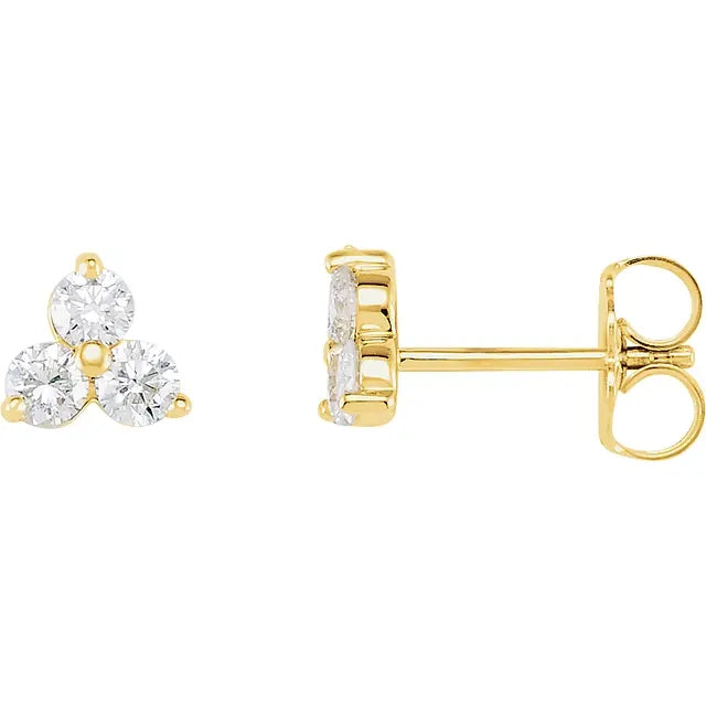 TRINITY Diamond studs Jewelry