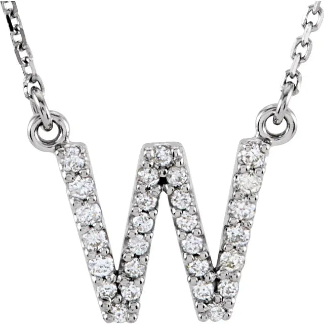 INITIAL Diamond Necklace