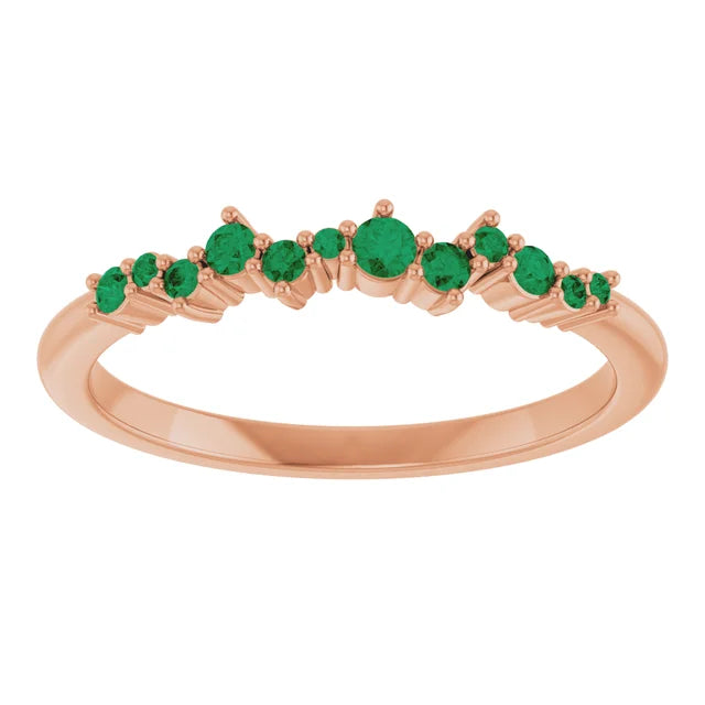 Lab-Grown Diamond MISSY Diamond or Gemstone Stackable Ring Jewelry