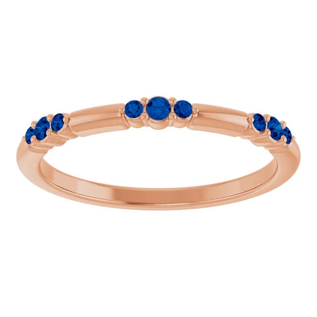 Lab-Grown Diamond SLEEK Claw set stackable ring Jewelry