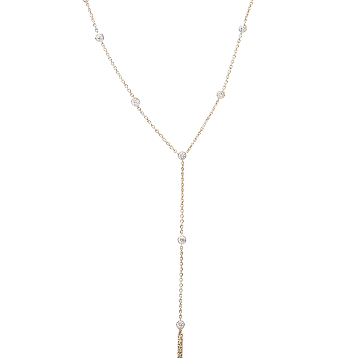 10ct Yellow Gold Lab Grown Diamond Hand Bracelet
